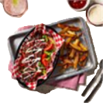  Peri Peri Lamb Doner & Chips