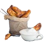 Potato Wedges & Cheese 